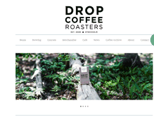 Tablet Screenshot of dropcoffee.com